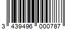 Barcode 3439496000787