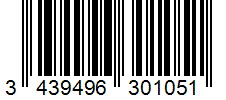 Barcode 3439496301051