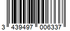 Barcode 3439497006337