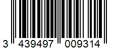 Barcode 3439497009314