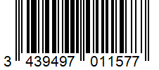 Barcode 3439497011577
