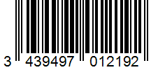 Barcode 3439497012192