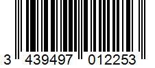 Barcode 3439497012253