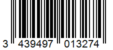 Barcode 3439497013274