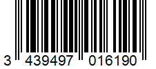 Barcode 3439497016190