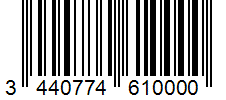 Barcode 3440774610000