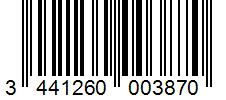 Barcode 3441260003870