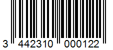 Barcode 3442310000122