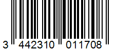 Barcode 3442310011708