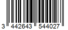 Barcode 3442643544027