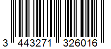 Barcode 3443271326016