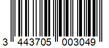 Barcode 3443705003049