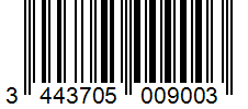 Barcode 3443705009003