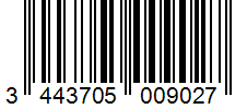 Barcode 3443705009027