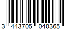 Barcode 3443705040365