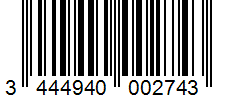 Barcode 3444940002743