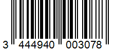 Barcode 3444940003078