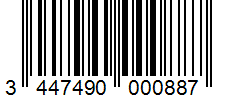 Barcode 3447490000887