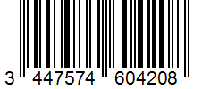 Barcode 3447574604208