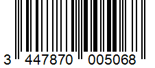 Barcode 3447870005068