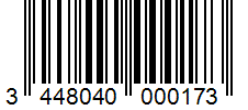 Barcode 3448040000173