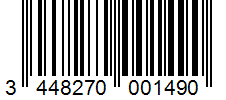 Barcode 3448270001490