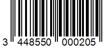 Barcode 3448550000205