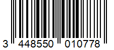 Barcode 3448550010778