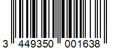 Barcode 3449350001638