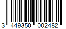 Barcode 3449350002482