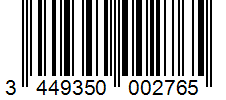 Barcode 3449350002765