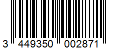 Barcode 3449350002871