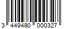 Barcode 3449480000327