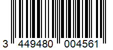 Barcode 3449480004561