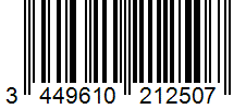 Barcode 3449610212507