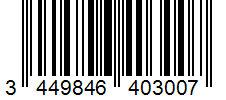 Barcode 3449846403007
