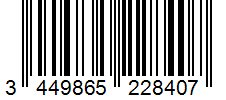 Barcode 3449865228407