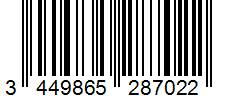 Barcode 3449865287022