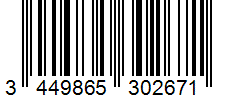 Barcode 3449865302671
