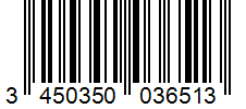 Barcode 3450350036513