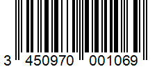 Barcode 3450970001069