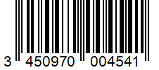 Barcode 3450970004541