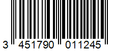 Barcode 3451790011245