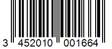 Barcode 3452010001664