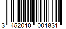 Barcode 3452010001831