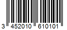 Barcode 3452010610101
