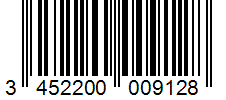Barcode 3452200009128