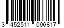 Barcode 3452511096817