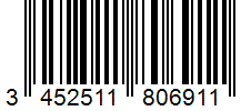 Barcode 3452511806911