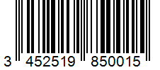 Barcode 3452519850015